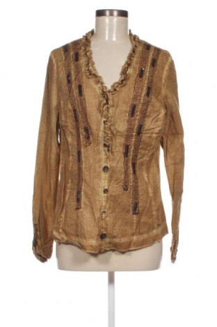 Γυναικείο πουκάμισο Biba, Μέγεθος S, Χρώμα  Μπέζ, Τιμή 1,66 €