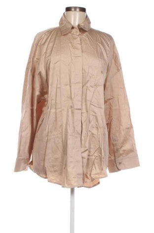 Дамска риза Zara, Размер XL, Цвят Бежов, Цена 32,40 лв.