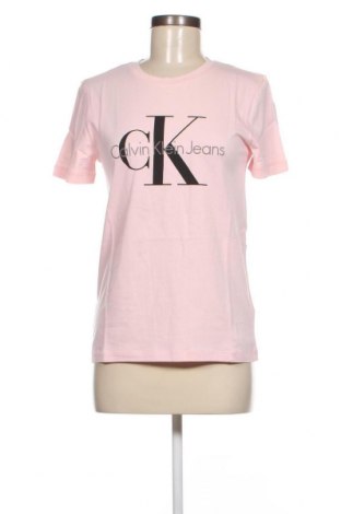 Damen T-Shirt Calvin Klein Jeans, Größe XS, Farbe Rosa, Preis € 19,49