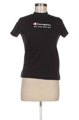 Γυναικείο t-shirt Champion, Μέγεθος XS, Χρώμα Μαύρο, Τιμή 10,21 €