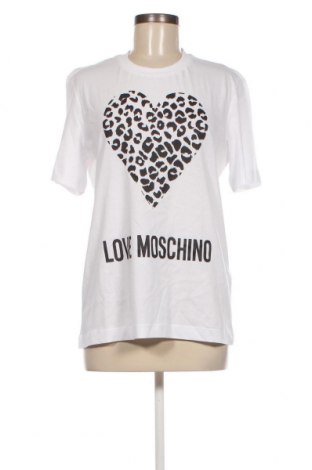 Damen T-Shirt Love Moschino, Größe S, Farbe Weiß, Preis € 60,31