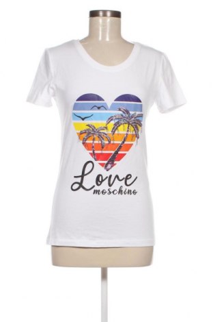 Tricou de femei Love Moschino, Mărime M, Culoare Alb, Preț 269,41 Lei