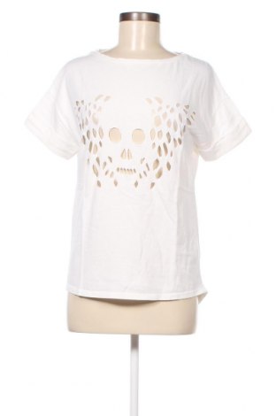Γυναικείο t-shirt Sisley, Μέγεθος XS, Χρώμα Λευκό, Τιμή 6,80 €
