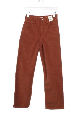 Γυναικείο κοτλέ παντελόνι Levi's, Μέγεθος XS, Χρώμα Καφέ, Τιμή 45,16 €