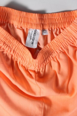 Γυναικείο κοντό παντελόνι Collusion, Μέγεθος S, Χρώμα Πορτοκαλί, Τιμή 4,18 €
