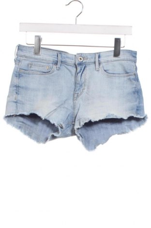 Дамски къс панталон H&M, Размер XS, Цвят Син, Цена 3,23 лв.