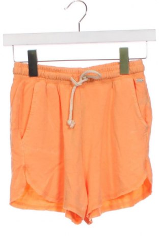 Дамски къс панталон Pull&Bear, Размер XS, Цвят Оранжев, Цена 7,44 лв.
