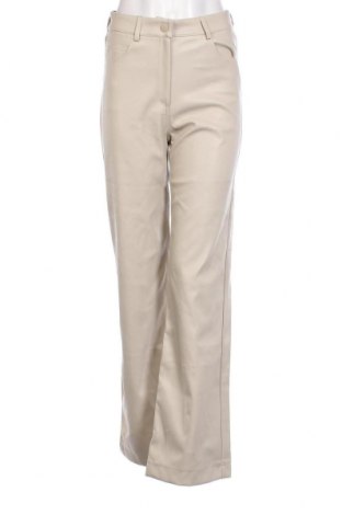 Pantaloni de piele pentru damă Tally Weijl, Mărime S, Culoare Bej, Preț 151,32 Lei