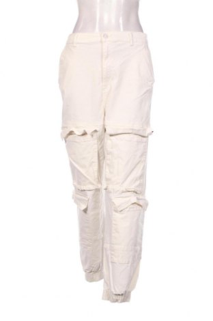 Dámské kalhoty  Bershka, Velikost L, Barva Bílá, Cena  120,00 Kč