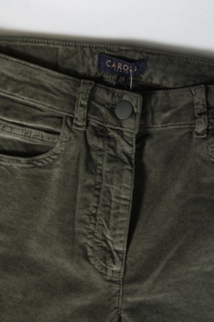 Дамски панталон Caroll, Размер XS, Цвят Зелен, Цена 10,22 лв.