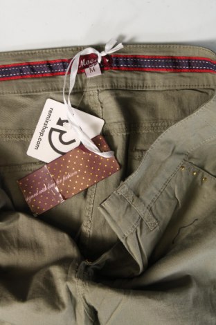 Дамски панталон Moodo, Размер M, Цвят Зелен, Цена 11,31 лв.