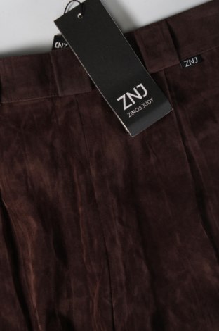 Γυναικείο παντελόνι Zino & Judy, Μέγεθος M, Χρώμα Καφέ, Τιμή 4,74 €