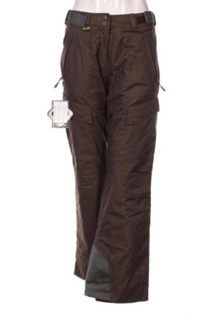 Дамски панталон за зимни спортове Salomon, Размер M, Цвят Кафяв, Цена 223,30 лв.
