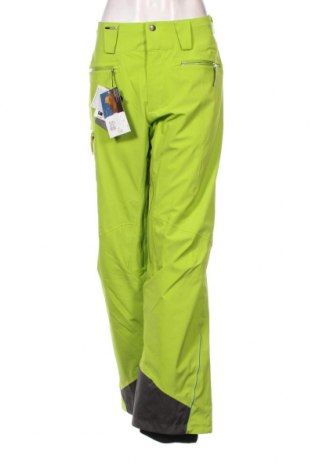 Дамски панталон за зимни спортове Salomon, Размер L, Цвят Зелен, Цена 223,30 лв.