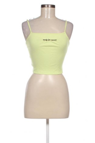 Γυναικείο αμάνικο μπλουζάκι Bershka, Μέγεθος M, Χρώμα Πράσινο, Τιμή 3,25 €