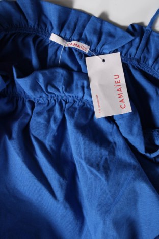 Γυναικείο αμάνικο μπλουζάκι Camaieu, Μέγεθος L, Χρώμα Μπλέ, Τιμή 2,92 €