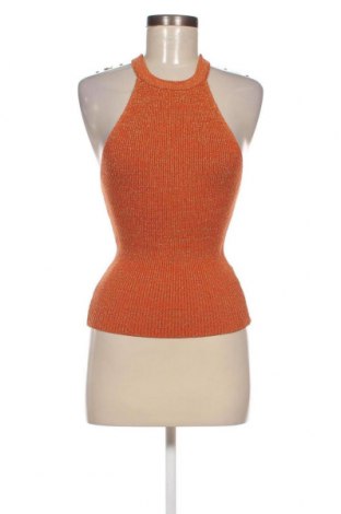 Γυναικείο αμάνικο μπλουζάκι Etam, Μέγεθος XS, Χρώμα Πορτοκαλί, Τιμή 4,19 €