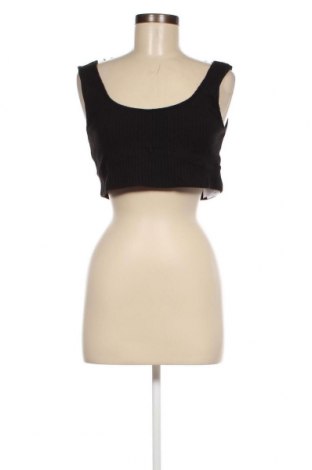 Γυναικείο αμάνικο μπλουζάκι Gina Tricot, Μέγεθος L, Χρώμα Μαύρο, Τιμή 3,48 €
