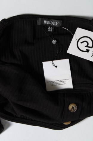 Γυναικείο αμάνικο μπλουζάκι Missguided, Μέγεθος L, Χρώμα Μαύρο, Τιμή 3,03 €