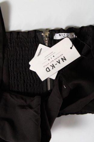 Γυναικείο αμάνικο μπλουζάκι NA-KD, Μέγεθος L, Χρώμα Μαύρο, Τιμή 3,29 €