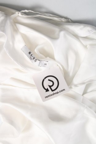 Γυναικείο αμάνικο μπλουζάκι NA-KD, Μέγεθος L, Χρώμα Λευκό, Τιμή 3,14 €