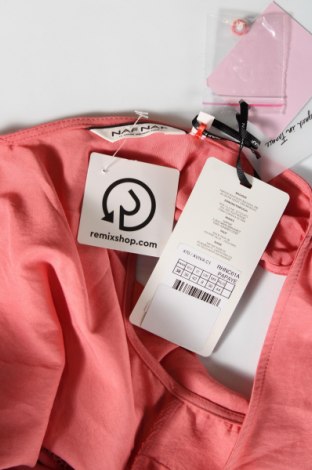 Γυναικείο αμάνικο μπλουζάκι Naf Naf, Μέγεθος XS, Χρώμα Ρόζ , Τιμή 4,49 €