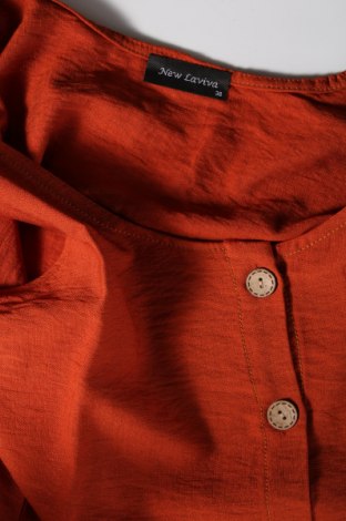 Γυναικείο αμάνικο μπλουζάκι New Laviva, Μέγεθος XS, Χρώμα Πορτοκαλί, Τιμή 4,19 €