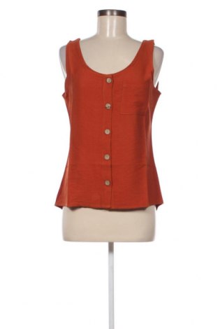 Γυναικείο αμάνικο μπλουζάκι New Laviva, Μέγεθος S, Χρώμα Πορτοκαλί, Τιμή 4,19 €