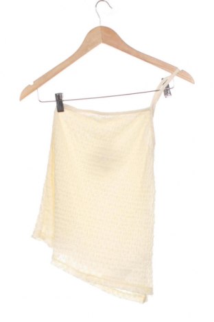 Γυναικείο αμάνικο μπλουζάκι Pull&Bear, Μέγεθος XS, Χρώμα Εκρού, Τιμή 3,03 €