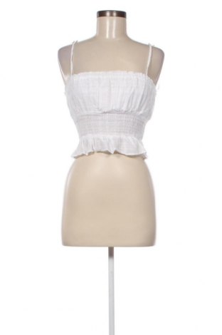 Γυναικείο αμάνικο μπλουζάκι Pull&Bear, Μέγεθος M, Χρώμα Λευκό, Τιμή 10,82 €
