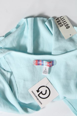 Damska koszulka na ramiączkach Urban Outfitters, Rozmiar L, Kolor Niebieski, Cena 16,23 zł