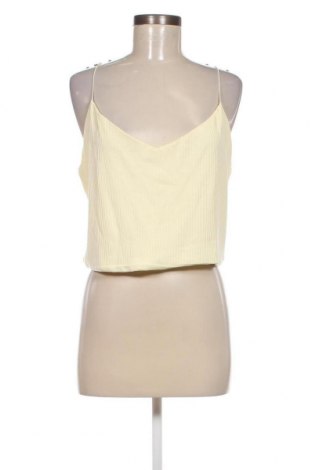 Γυναικείο αμάνικο μπλουζάκι Weekday, Μέγεθος XL, Χρώμα Κίτρινο, Τιμή 3,25 €