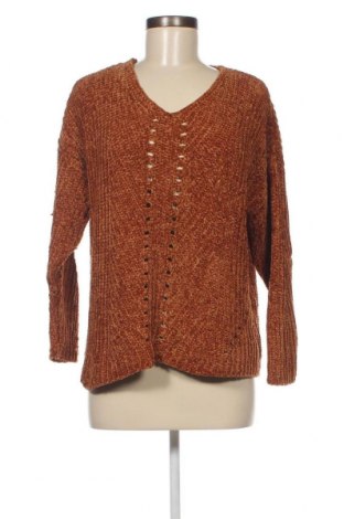 Дамски пуловер Amisu, Размер L, Цвят Кафяв, Цена 4,64 лв.