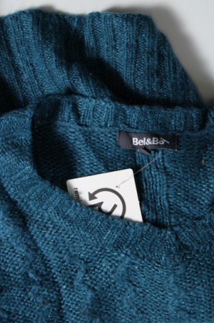 Дамски пуловер Bel&Bo, Размер S, Цвят Син, Цена 4,64 лв.