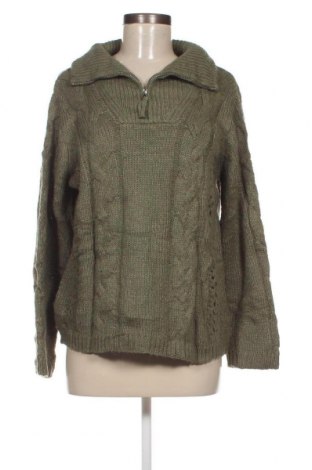 Дамски пуловер Damart, Размер L, Цвят Зелен, Цена 20,30 лв.