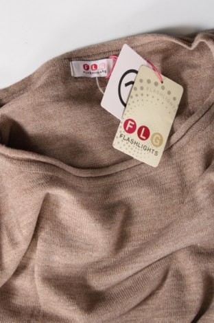 Дамски пуловер FLG, Размер M, Цвят Бежов, Цена 13,80 лв.