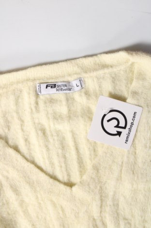 Дамски пуловер Fb Sister, Размер L, Цвят Жълт, Цена 4,35 лв.