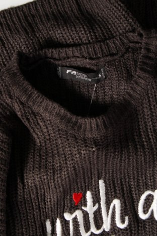 Γυναικείο πουλόβερ Fb Sister, Μέγεθος S, Χρώμα Γκρί, Τιμή 2,33 €