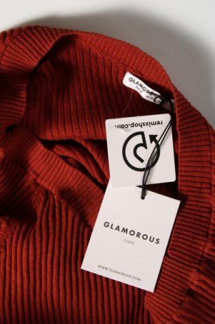 Дамски пуловер Glamorous, Размер XXL, Цвят Червен, Цена 11,31 лв.