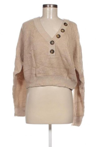 Дамски пуловер H&M Divided, Размер M, Цвят Бежов, Цена 4,35 лв.