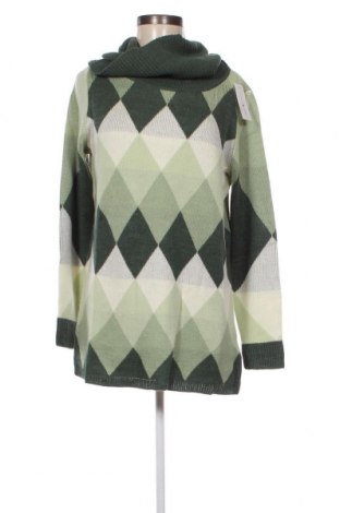 Γυναικείο πουλόβερ Helena Vera, Μέγεθος M, Χρώμα Πράσινο, Τιμή 31,40 €