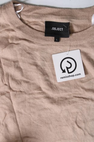 Damski sweter Object, Rozmiar L, Kolor Beżowy, Cena 12,99 zł