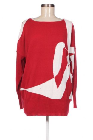 Дамски пуловер Rick Cardona, Размер S, Цвят Червен, Цена 23,20 лв.
