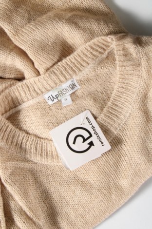 Γυναικείο πουλόβερ Up 2 Fashion, Μέγεθος S, Χρώμα  Μπέζ, Τιμή 2,51 €