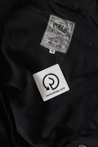 Дамско палто Public, Размер M, Цвят Черен, Цена 107,00 лв.