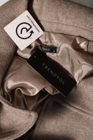 Γυναικείο παλτό Trendyol, Μέγεθος S, Χρώμα  Μπέζ, Τιμή 41,81 €