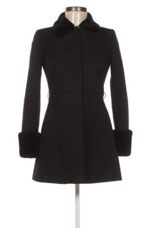 Дамско палто Zara, Размер S, Цвят Черен, Цена 49,00 лв.