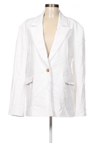 Γυναικείο σακάκι Gina Tricot, Μέγεθος L, Χρώμα Λευκό, Τιμή 17,33 €
