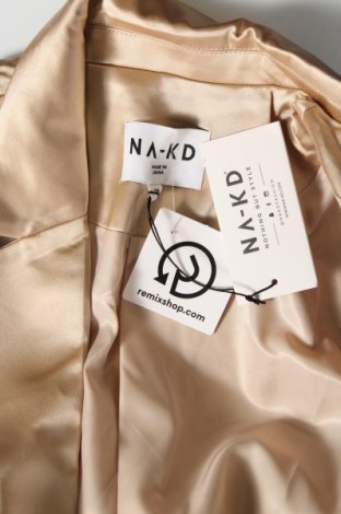 Γυναικείο σακάκι NA-KD, Μέγεθος S, Χρώμα  Μπέζ, Τιμή 66,49 €