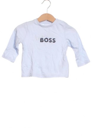 Детска блуза BOSS, Размер 9-12m/ 74-80 см, Цвят Син, Цена 41,40 лв.